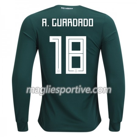 Completo Calcio Messico A.Guardado 18 Divisa Prima Mondiali 2018 ML